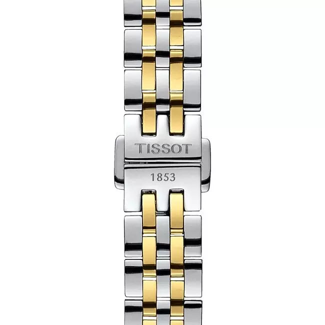 Tissot Le Locle Automatic Small Lady White Dial Two Tone Steel Strap Watch For Women - T41.2.183.34