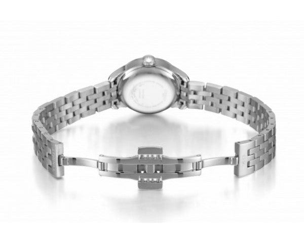 Tissot Le Locle Small Automatic Silver Dial Silver Steel Strap Watch For Women - T41.1.183.33