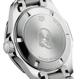 Tag Heuer Aquaracer Quartz Diamonds Black Dial Silver Steel Strap Watch for Women - WAY131P.BA0748
