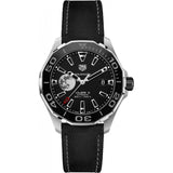 Tag Heuer Aquaracer Calibre 5 Moon Black Dial Black Nylon Strap Watch for Men - WAY201J.FC6370