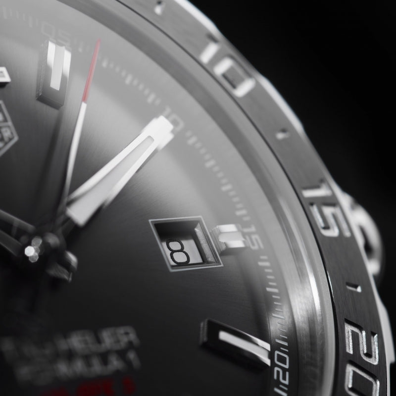 Tag Heuer Formula 1 Calibre 5 Anthracite Dial Two Tone Steel Strap Watch for Men - WAZ2011.BA0843