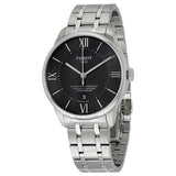 Tissot T Classic Chemin Des Tourelles Chronometer Black Dial Silver Steel Strap Watch For Men - T099.408.11.058.00