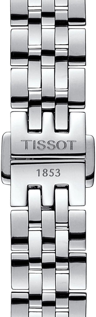Tissot Le Locle Automatic Lady Black Dial Silver Steel Strap Watch For Women - T41.1.183.56
