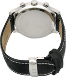 Tissot T Classic Tradition Chronograph Black Dial Black Leather Strap Watch For Men - T063.617.16.057.00