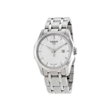 Tissot T Trend Couturier Chronograph White Dial Silver Steel Strap Watch For Men - T035.410.11.031.00