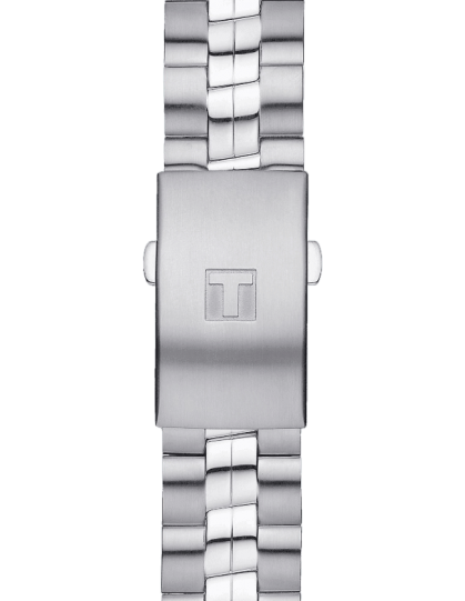 Tissot T Classic PR 100 Chronograph Silver Dial Silver Steel Strap Watch For Men - T101.417.11.031.00