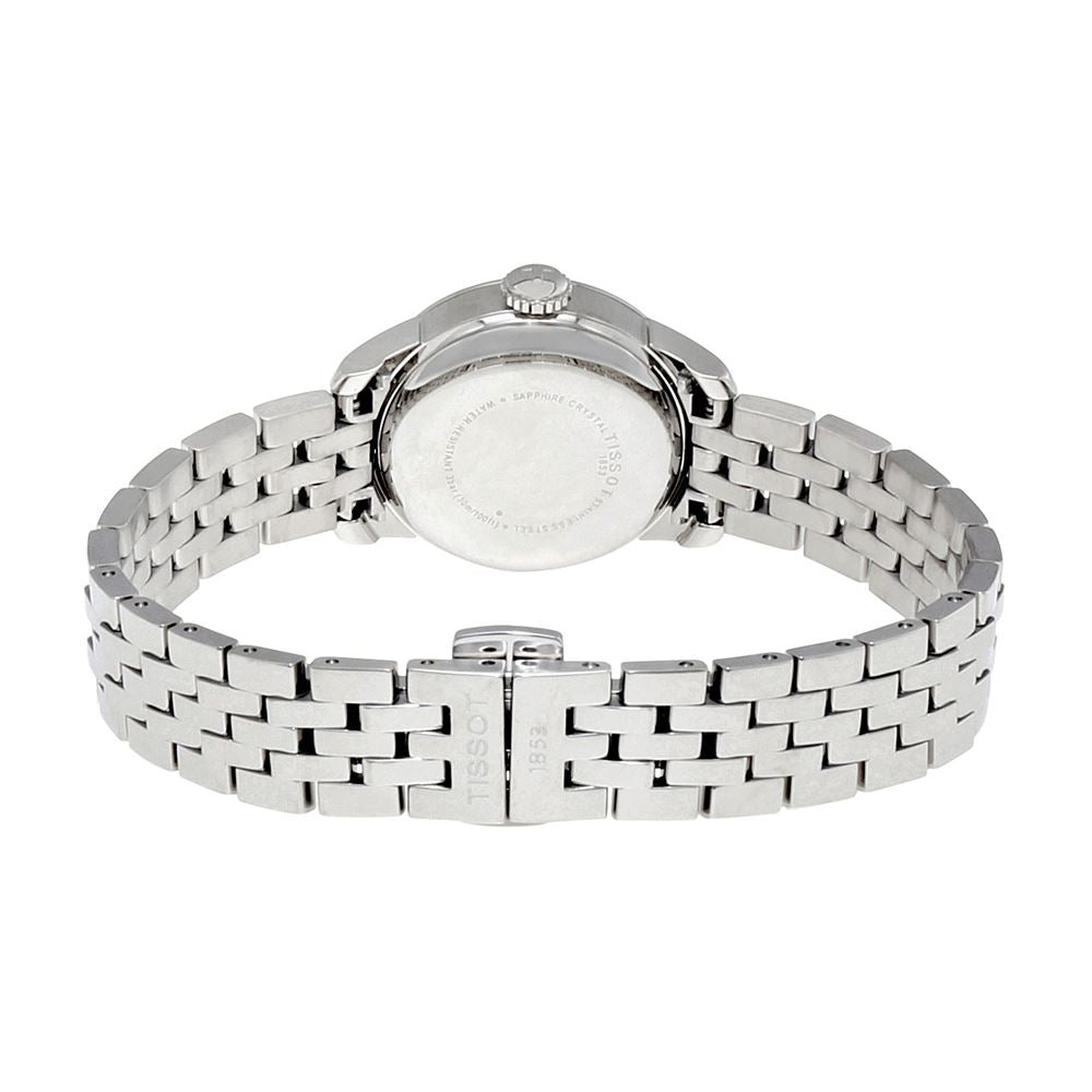 Tissot Le Locle Automatic Double Happiness Lady Silver Dial Silver Steel Strap Watch For Women - T41.1.183.35