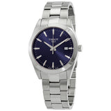 Tissot Gentleman Blue Dial Silver Steel Strap Watch For Men - T127.410.11.041.00