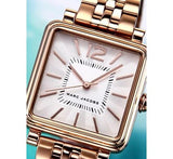 Marc Jacobs Vic Silver Dial Rose Gold Steel Strap Watch for Women - MJ3514