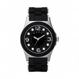 Marc Jacobs Pelly Black Dial Black Silicone Strap Watch for Women - MBM2544