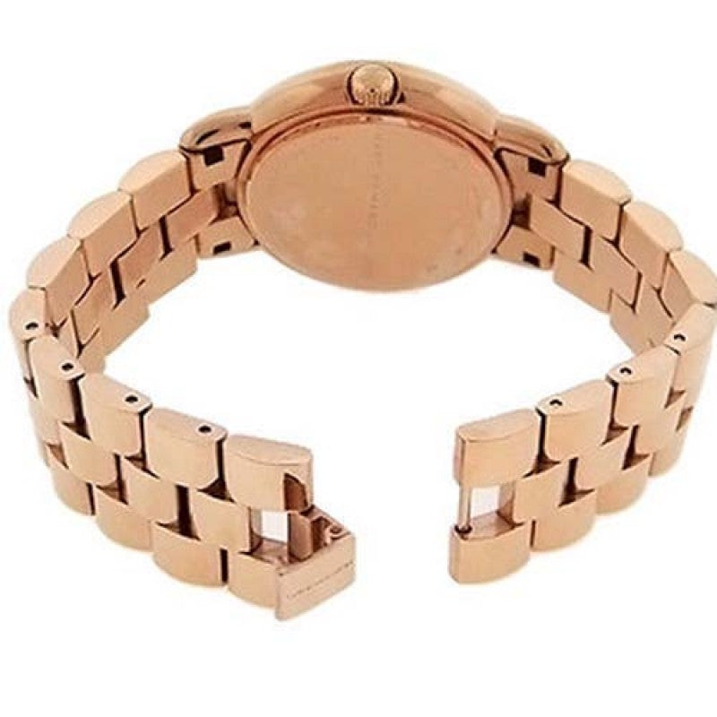 Marc Jacobs Marci Rose Gold Dial Rose Gold Steel Strap Watch for Women - MBM3099