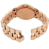 Marc Jacobs Marci Rose Gold Dial Rose Gold Steel Strap Watch for Women - MBM3099