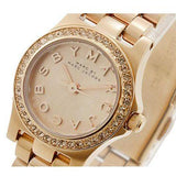 Marc Jacobs Henry Rose Gold Dial Rose Gold Steel Strap Watch for Women - MBM3278