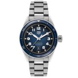 Tag Heuer Autavia Automatic Blue Dial Silver Steel Strap Watch for Men - WBE5116.EB0173