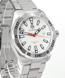 Tag Heuer Aquaracer Quartz White Dial Silver Steel Strap Watch for Men - WBD1111.BA0928