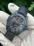 Tag Heuer Aquaracer Calibre 5 Black NATO Strap Carbon Dial Watch for Men - WBD218A.FC6445