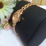 Marc Jacobs Henry Rose Gold Dial Rose Gold Steel Strap Watch for Women - MBM3278