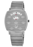 Gucci Grip Quartz Silver Dial Silver Steel Strap Watch For Women - YA157401