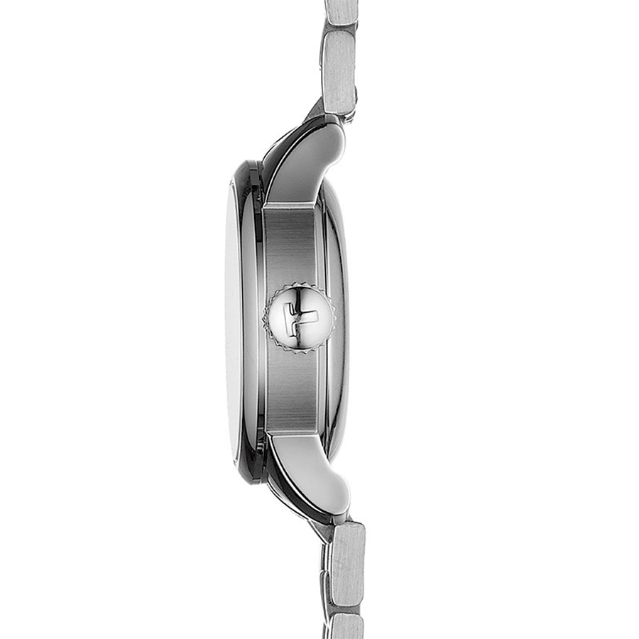 Tissot Le Locle Automatic Double Happiness Lady Silver Dial Silver Steel Strap Watch For Women - T41.1.183.35