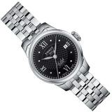 Tissot Le Locle Automatic Lady Black Dial Silver Steel Strap Watch For Women - T41.1.183.56