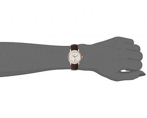 Tissot T Classic Carson Premium White Dial Brown Leather Strap Watch for Women - T122.207.36.031.00