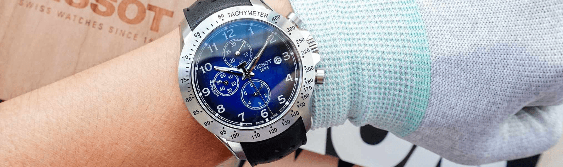 Tissot v8 top on wrist