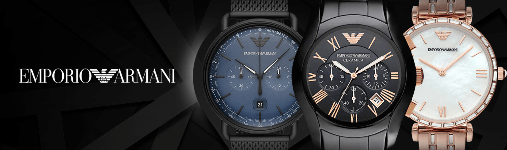 Well-Crafted Collection of Emporio Armani Watches for Men and Women on -  Seven Rocks
