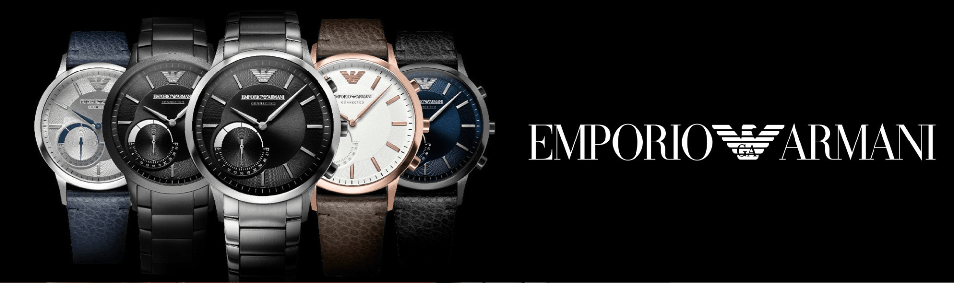 Emporio armani watch logo hotsell