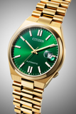 Citizen Tsuyosa Automatic Green Dial Gold Steel Strap Watch For Men - NJ0152-51X