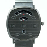 Gucci Grip Quartz Grey Dial Grey Steel Strap Watch For Men - YA157429