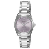 Omega Seamaster Aqua Terra Quartz Purple Dial Silver Steel Strap Watch for Women - 220.10.28.60.60.001