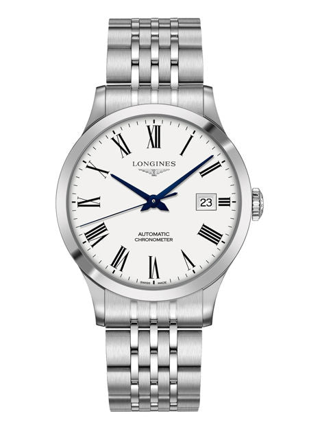 Longines Record Automatic Stainless Steel 40mm untuk Pria - L2.821.4.11.6