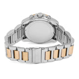 Michael Kors Brecken Chronograph White Dial Two Tone Steel Strap Watch For Women - MK6368