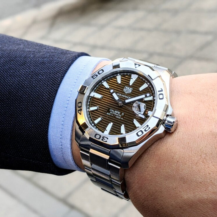TAG HEUER アクアレーサー　オートマティックキャリバー5（リューズ折れ） タグ・ホイヤー アクアレーサー キャリバー ウォッチ メンズ