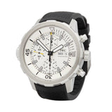 IWC Aquatimer Chronograph White Dial Black Rubber Strap Watch for Men - IW376801