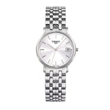 Tissot T Classic Desire White Dial Silver Steel Strap Watch for Women - T52.1.281.31