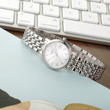 Tissot T Classic Desire White Dial Silver Steel Strap Watch for Women - T52.1.281.31