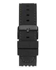 Guess Phoenix Analog Black Dial Black Silicone Strap Watch For Men- GW0499G7