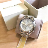 Michael Kors Bradshaw Silver Dial Silver Steel Strap Watch for Men - MK5535