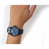 Fossil Riley Quartz Blue Dial Blue Steel Strap Watch for Women - ES4294