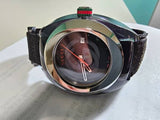 Gucci Sync XXL Quartz Black Dial Black Rubber Strap Watch For Men - YA137101