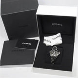 Chanel J12 Quartz Black Dial Black Steel Strap Watch for Women - J12 H5695