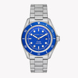 Michael Kors Maritime Three-Hand Blue Dial Silver Steel Strap Watch for Men - MK9160