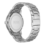 Hugo Boss Legacy Blue Dial Silver Steel Strap Watch for Men - 1513707