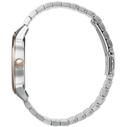 Hugo Boss Classic Grey Dial Two Tone Steel Strap Watch for Men - 1513688