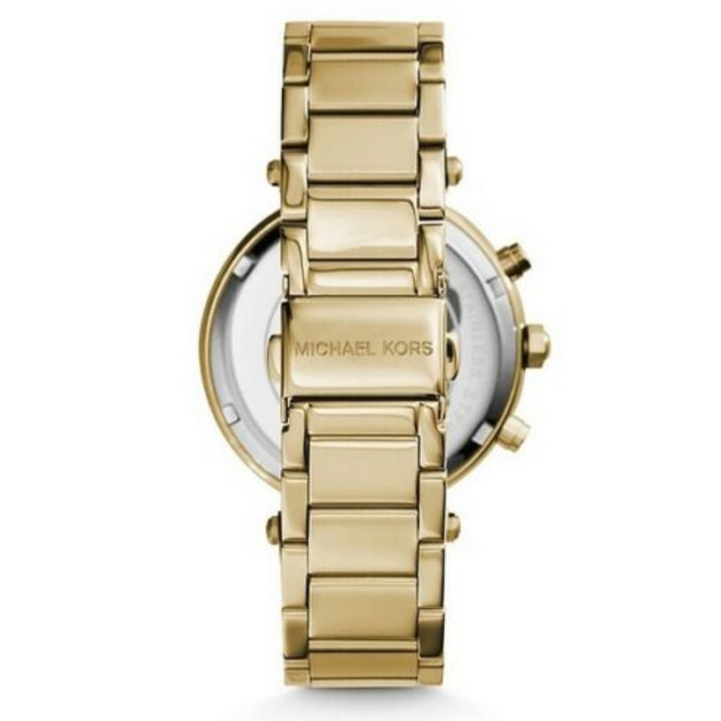 Michael Kors Parker Gold Dial Gold Steel Strap Watch for Women - MK5856
