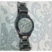 Marc Jacobs Rock Chronograph Silver Dial Silver Steel Strap Watch for Men - MBM5028
