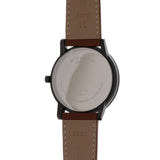 Movado Museum Classic Black Dial Brown Leather Strap Watch for Men - 0607198