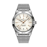 Breitling Chronomat 36 Mother of Pearl Dial Silver Steel Strap Watch for Women - A10380101A4A1