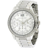 Michael Kors Brinkley Diamonds Silver Dial Silver Steel Strap Watch for Women - MK6186